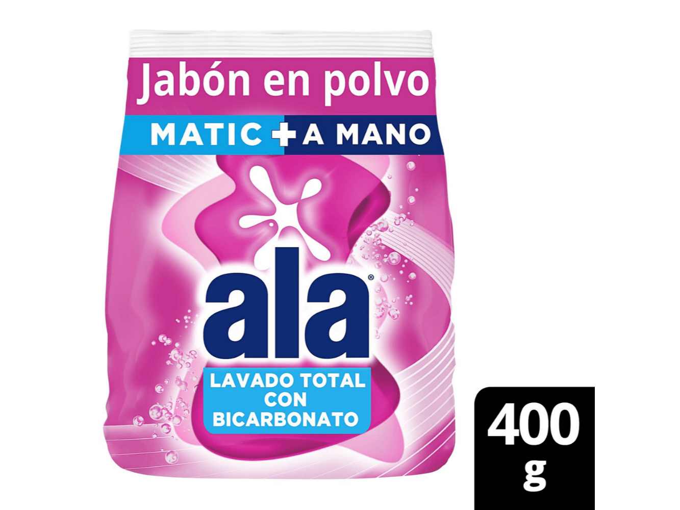 Jabon en Polvo ALA DUAL 400gr