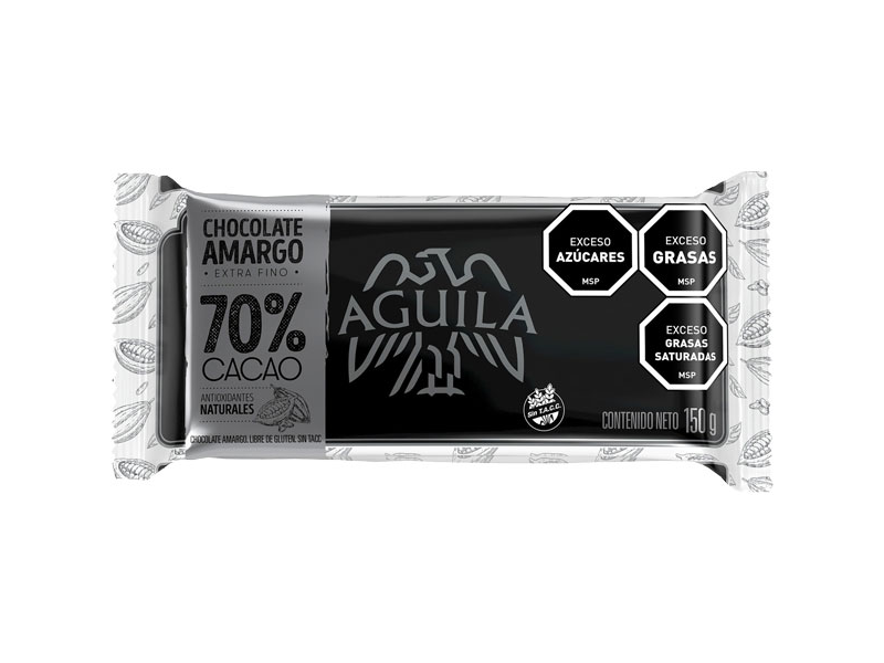 Chocolate AGUILA 70% Cacao 70gr