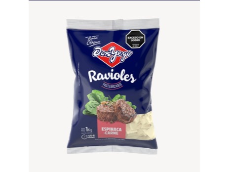 Ravioles DON YEYO 1Kg Espinaca y Carne