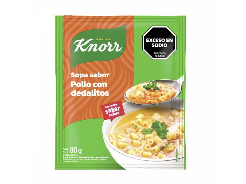 Sopa Pollo con Dedalitos KNORR 80gr