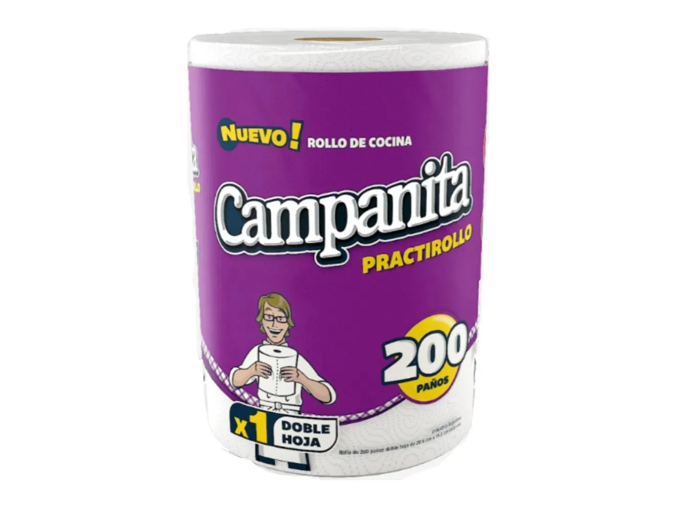 Rollo de Cocina CAMPANITA Practirollo 200 Paños
