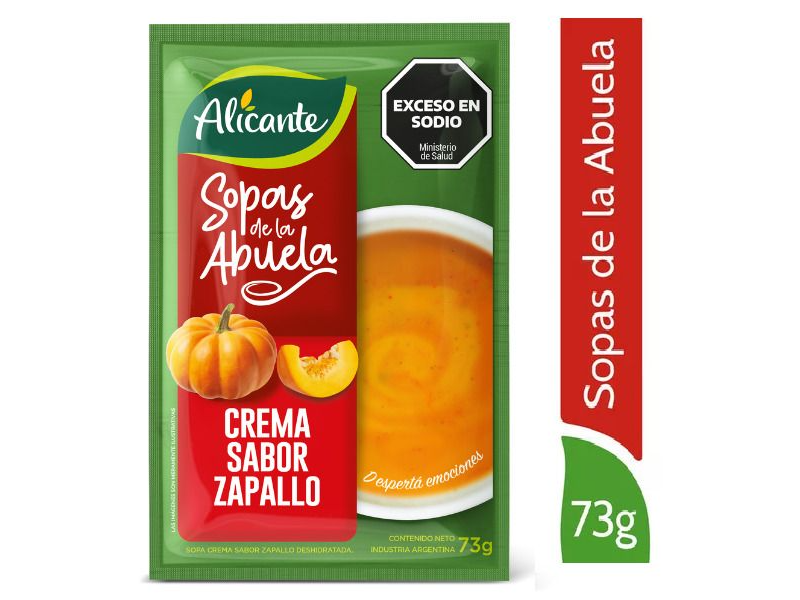 Sopa Crema Zapallo ALICANTE 73gr