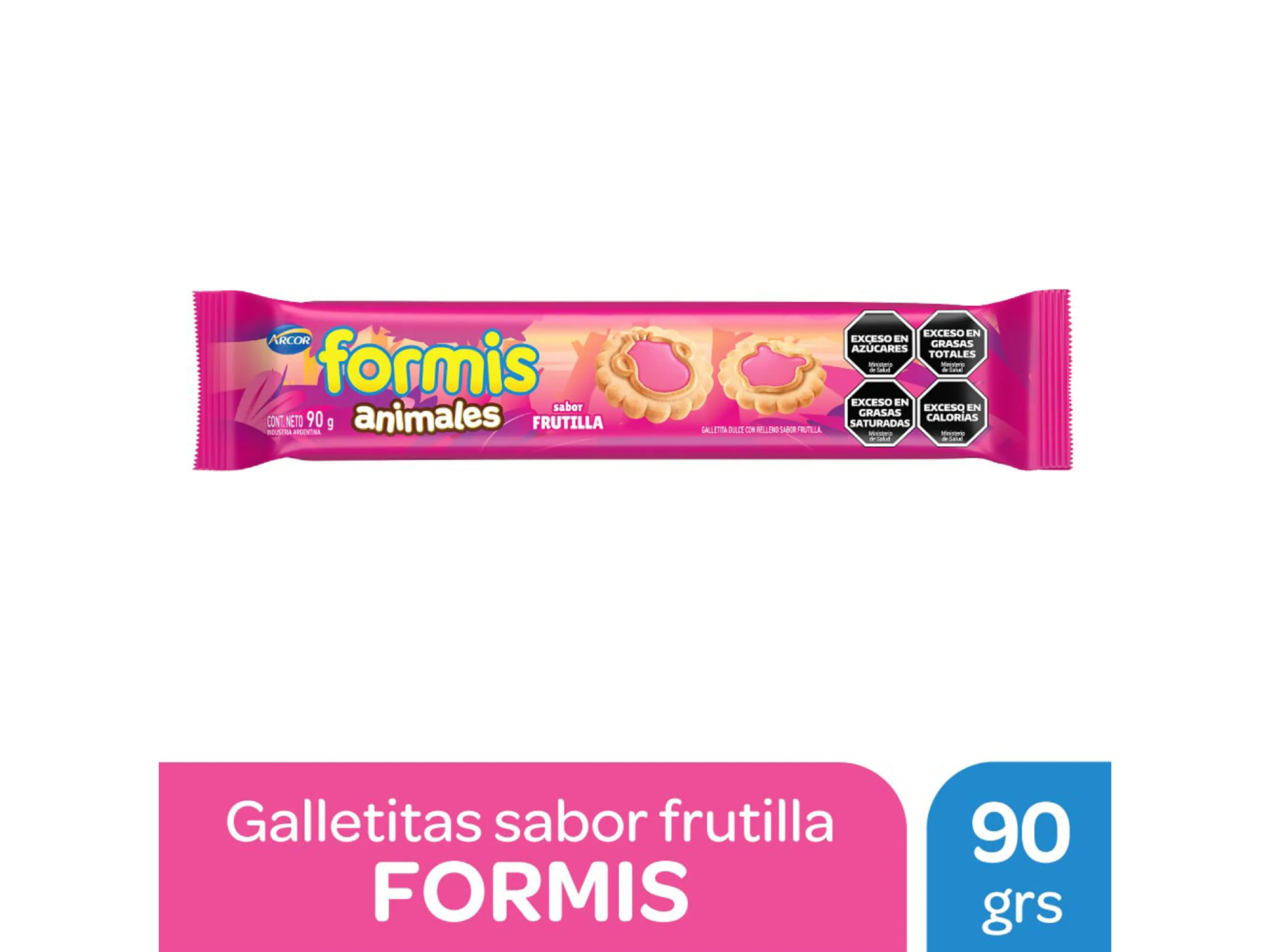 Galleta FORMIS 90gr Vainilla/Frutilla