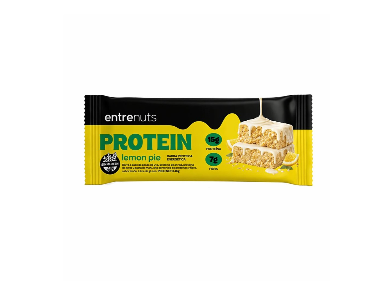 BARRITA PROTEIN ENTRENUTS 45GR LEMON PIE