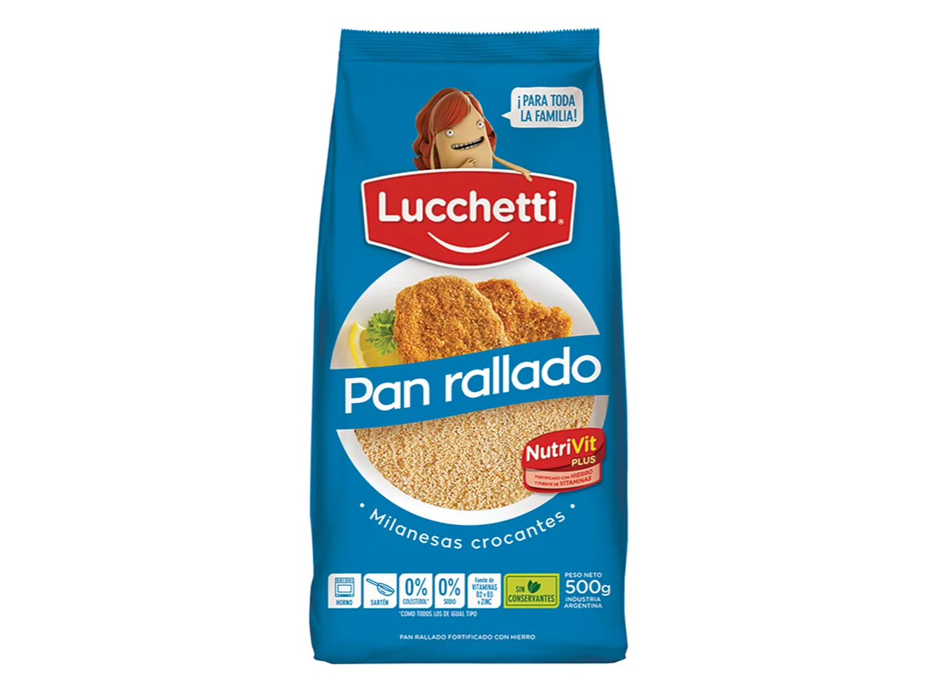 Pan Rallado LUCCHETTI 500gr