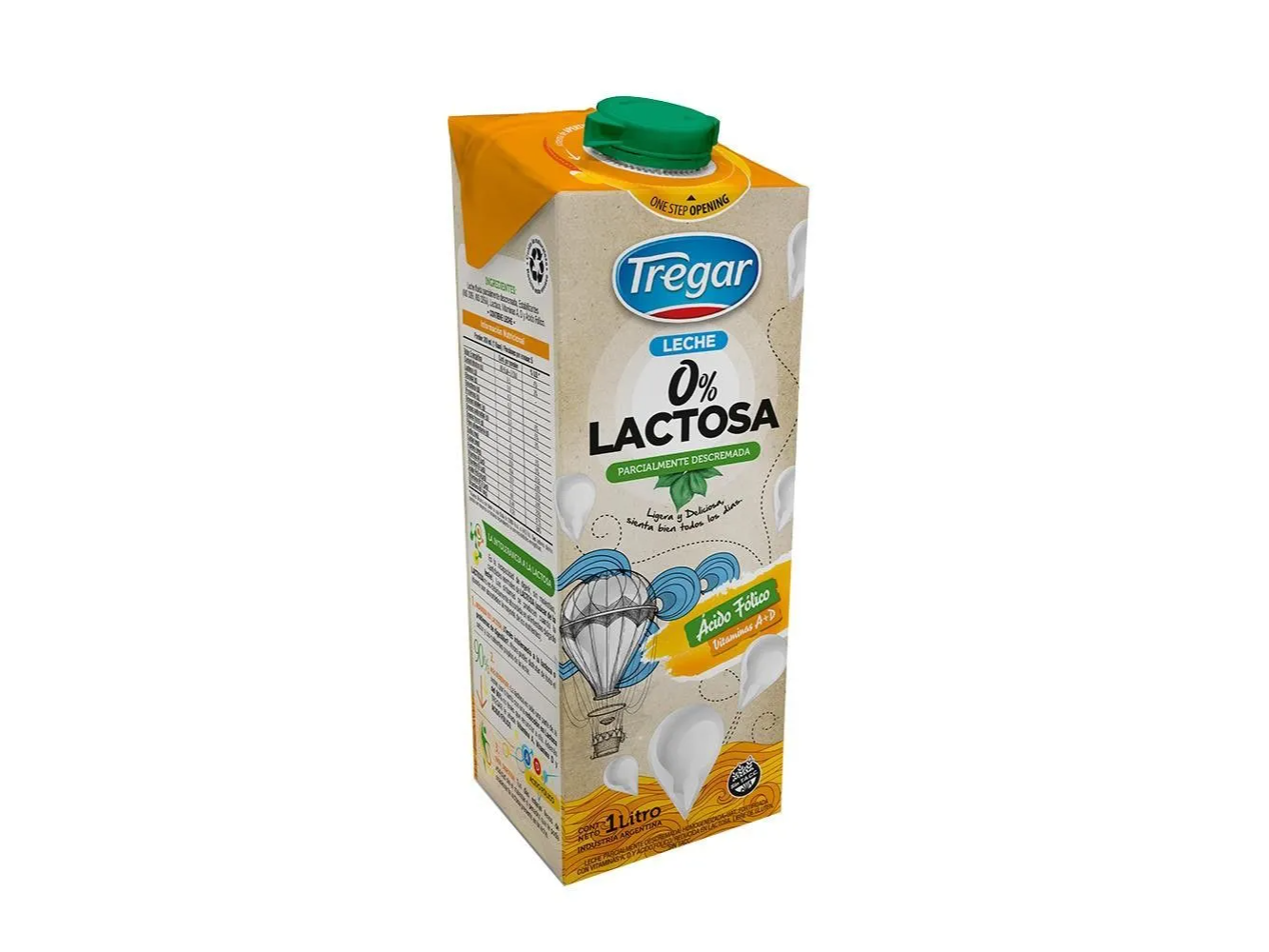Leche TREGAR 0% Lactosa 1L