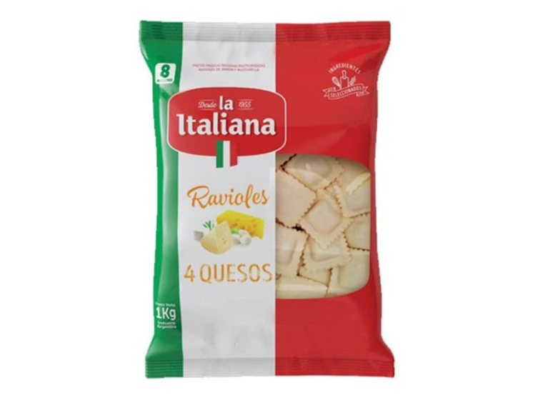 Ravioles LA ITALIANA 1kg 4 Quesos