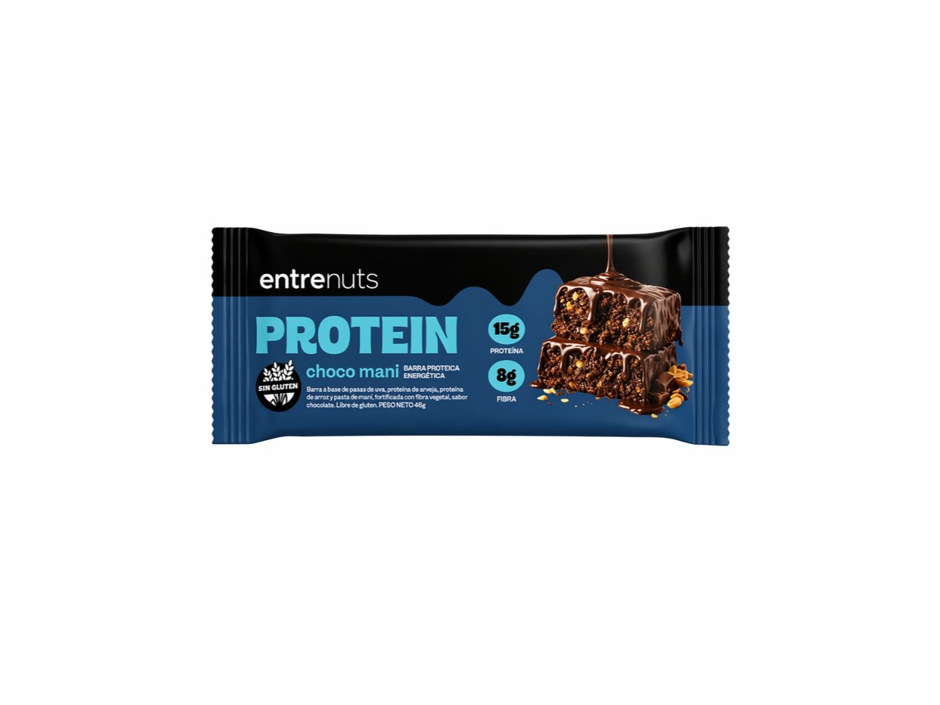 BARRITA PROTEIN ENTRENUTS 45GR CHOCO MANI
