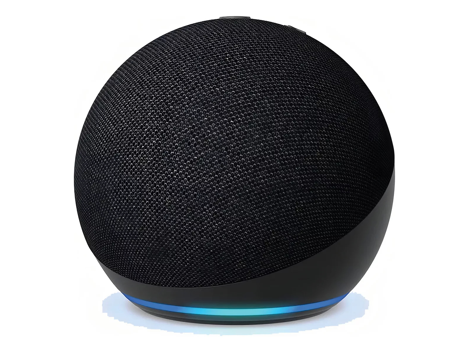 Amazon Echo Dot 5th Gen con asistente virtual Alexa negro 110V/240V color negro/blanco