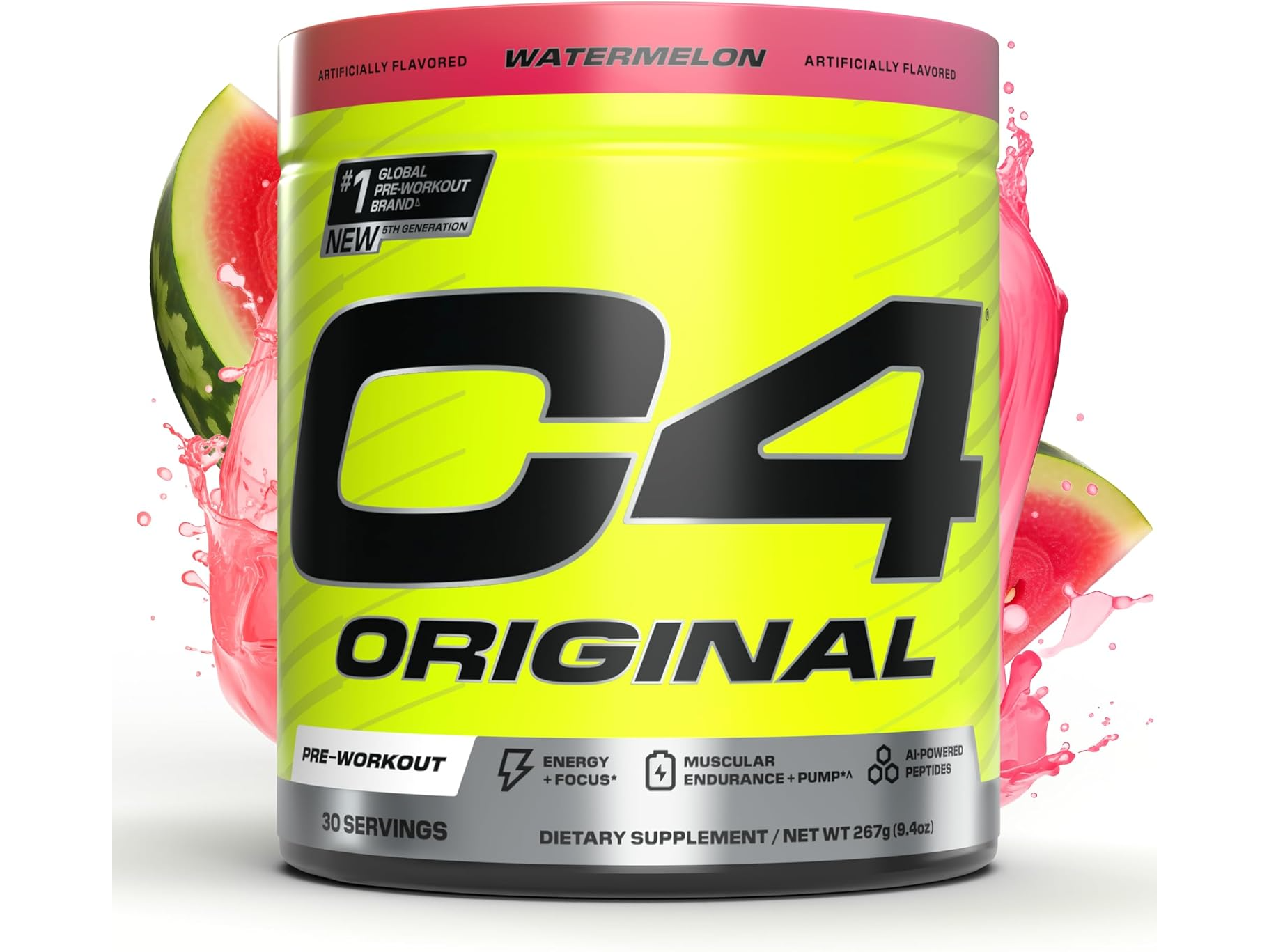 195gr Cellucor C4 Original Pre Workout Polvo Sin Azúcar