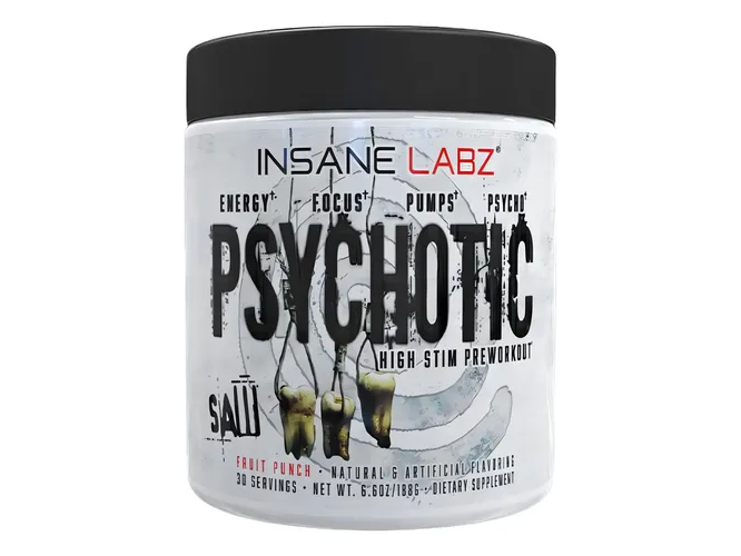 Psychotic Saw Series Insane Labz 30 Serv Fruit Punch