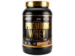 936g Landerfit Premium Mantequilla de cacahuete con chocolate y suero de leche