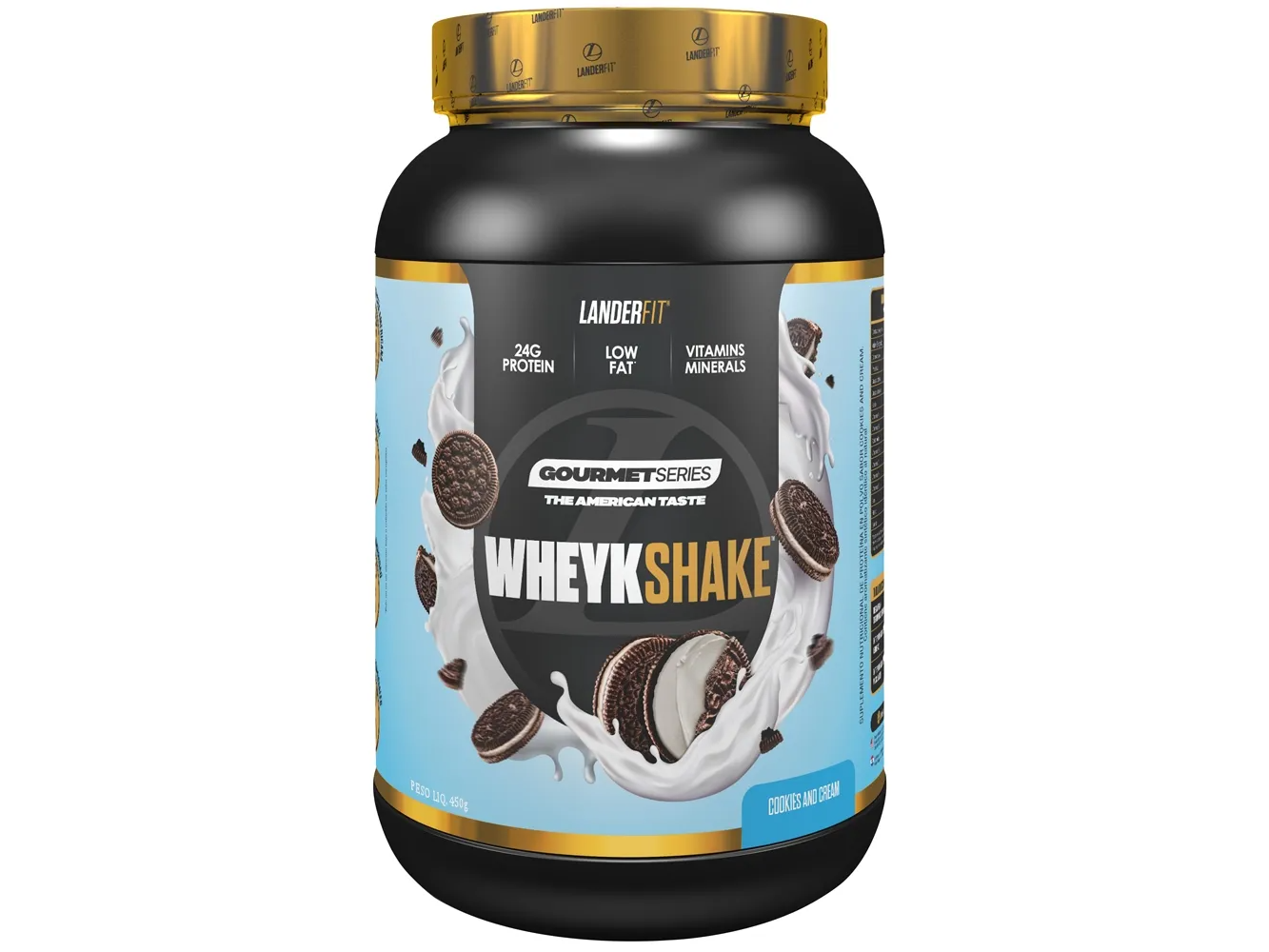 450g Landerfit Wheykshake Gourtmet Series Cookies and Cream