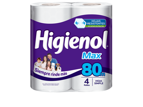 Higienol 80 metros x 4unidades