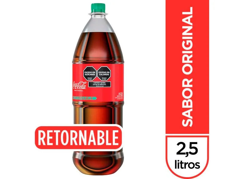 Coca cola 2.5 Lts Retornable