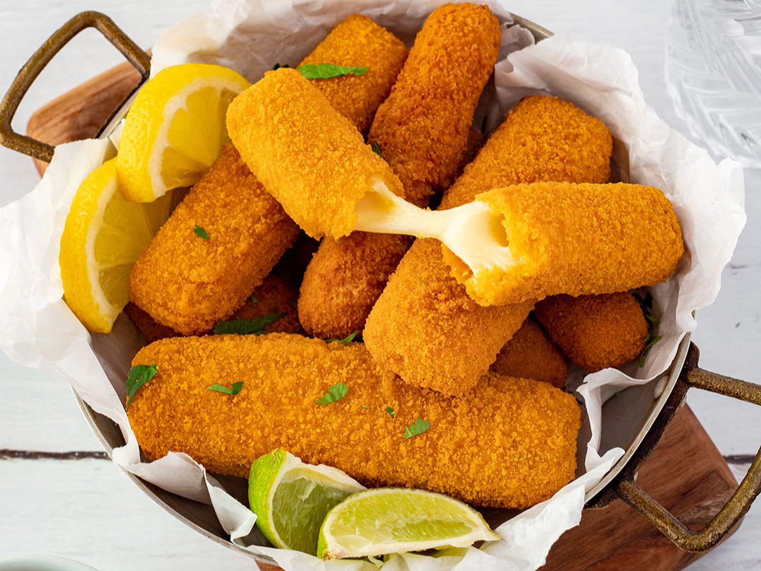 Bastones de mozarella