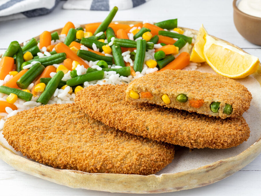 Milanesas de soja primavera