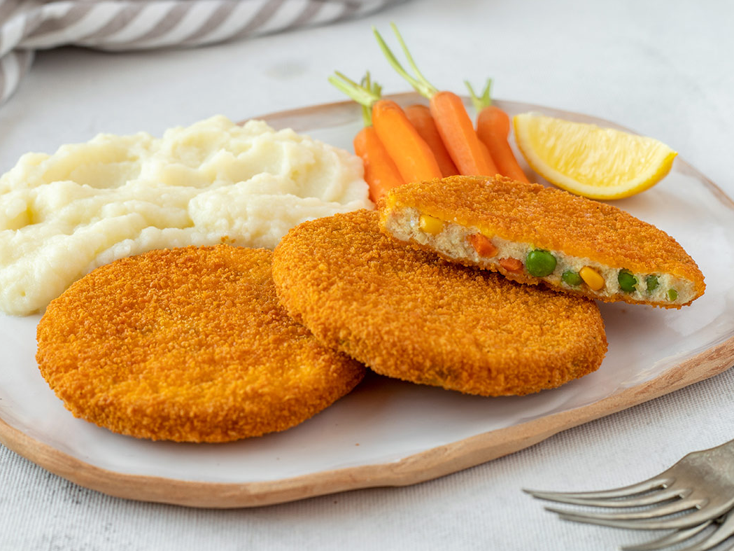 Hamburguesa de pollo primavera