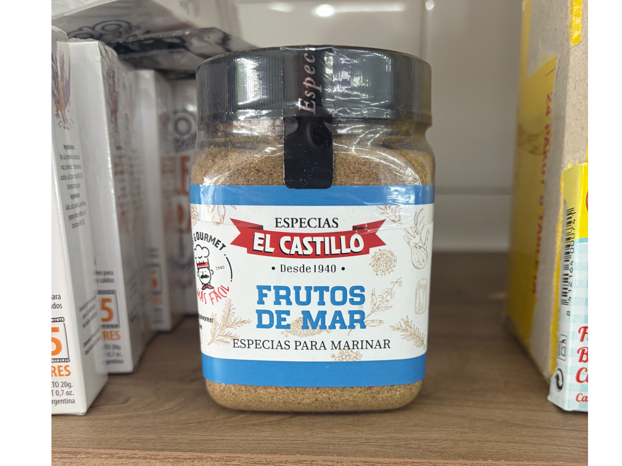 Especies para marinar frutos de mar