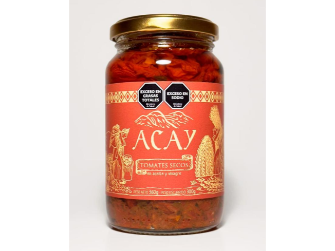 Tomates secos en aceite y vinagre ACAY