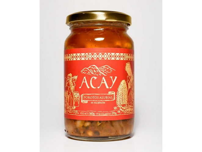 Poroto alubia en escaveche ACAY