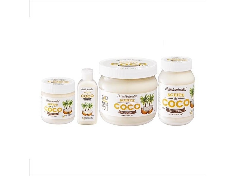 Aceite de coco God Bless You NEUTRO