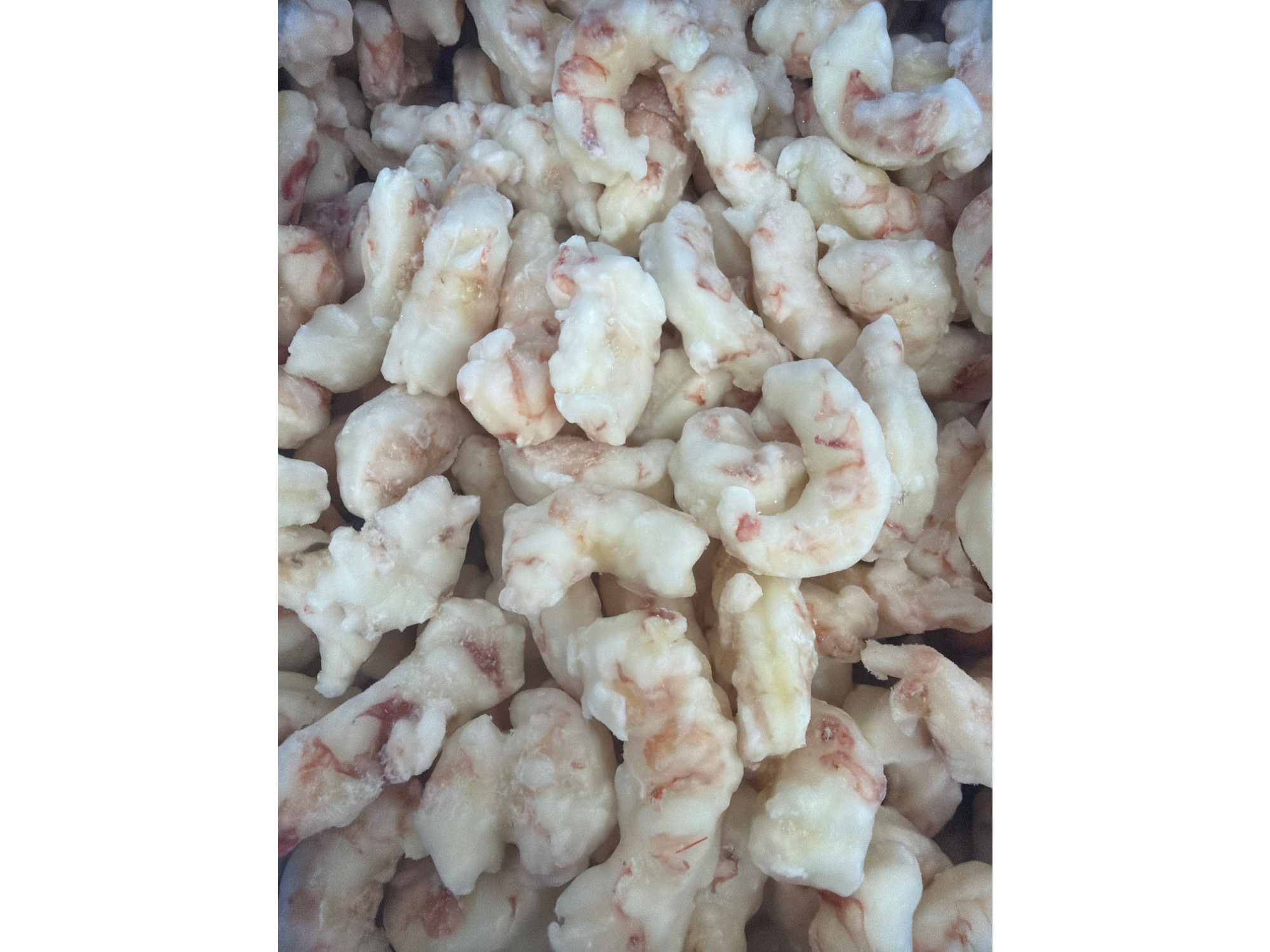 Langostino pelado partido