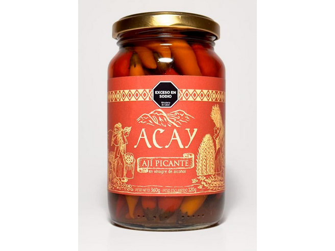 Ají picante en vinagre ACAY