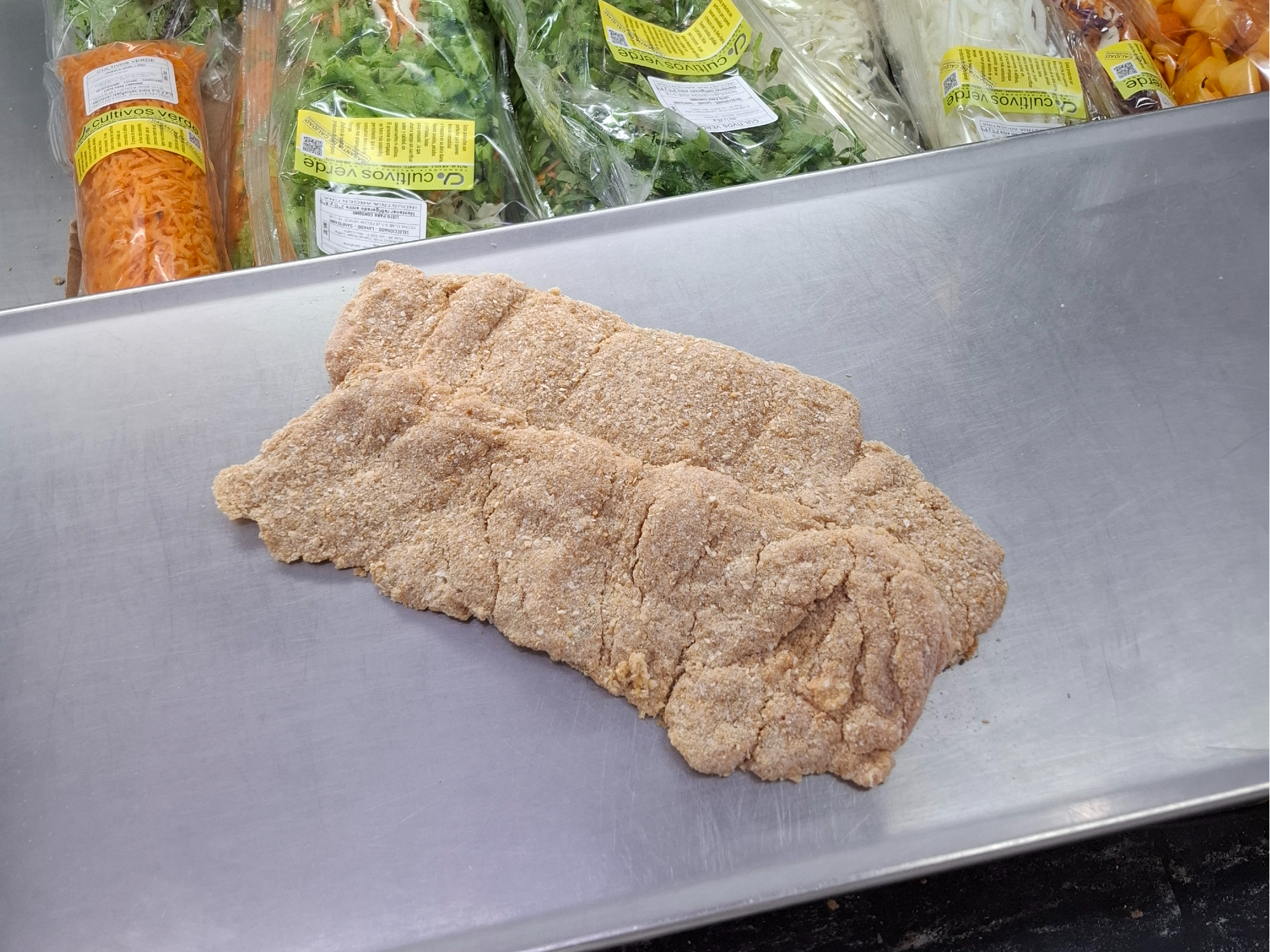 Milanesa de muslo de pollo