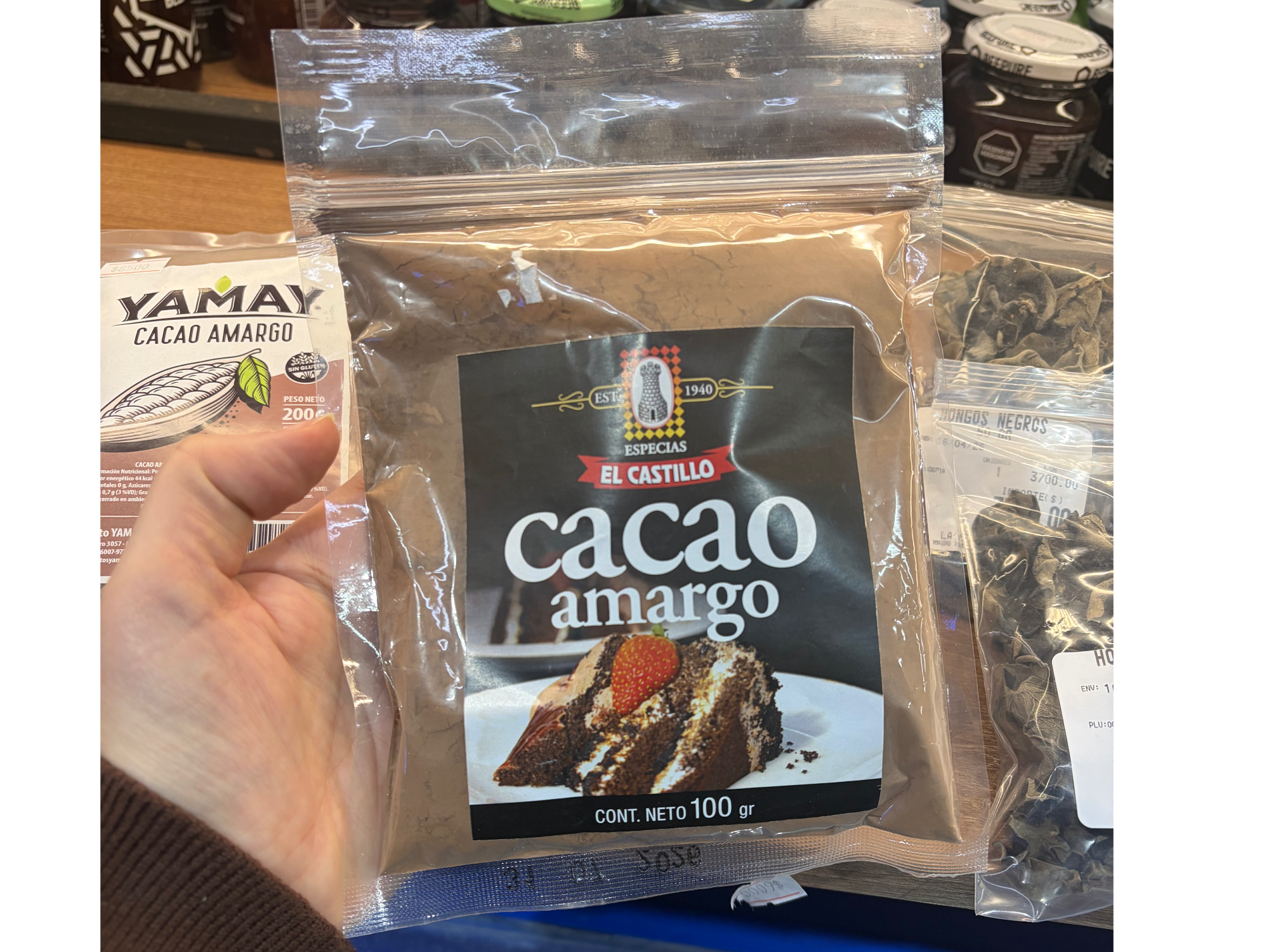 Cacao amargo