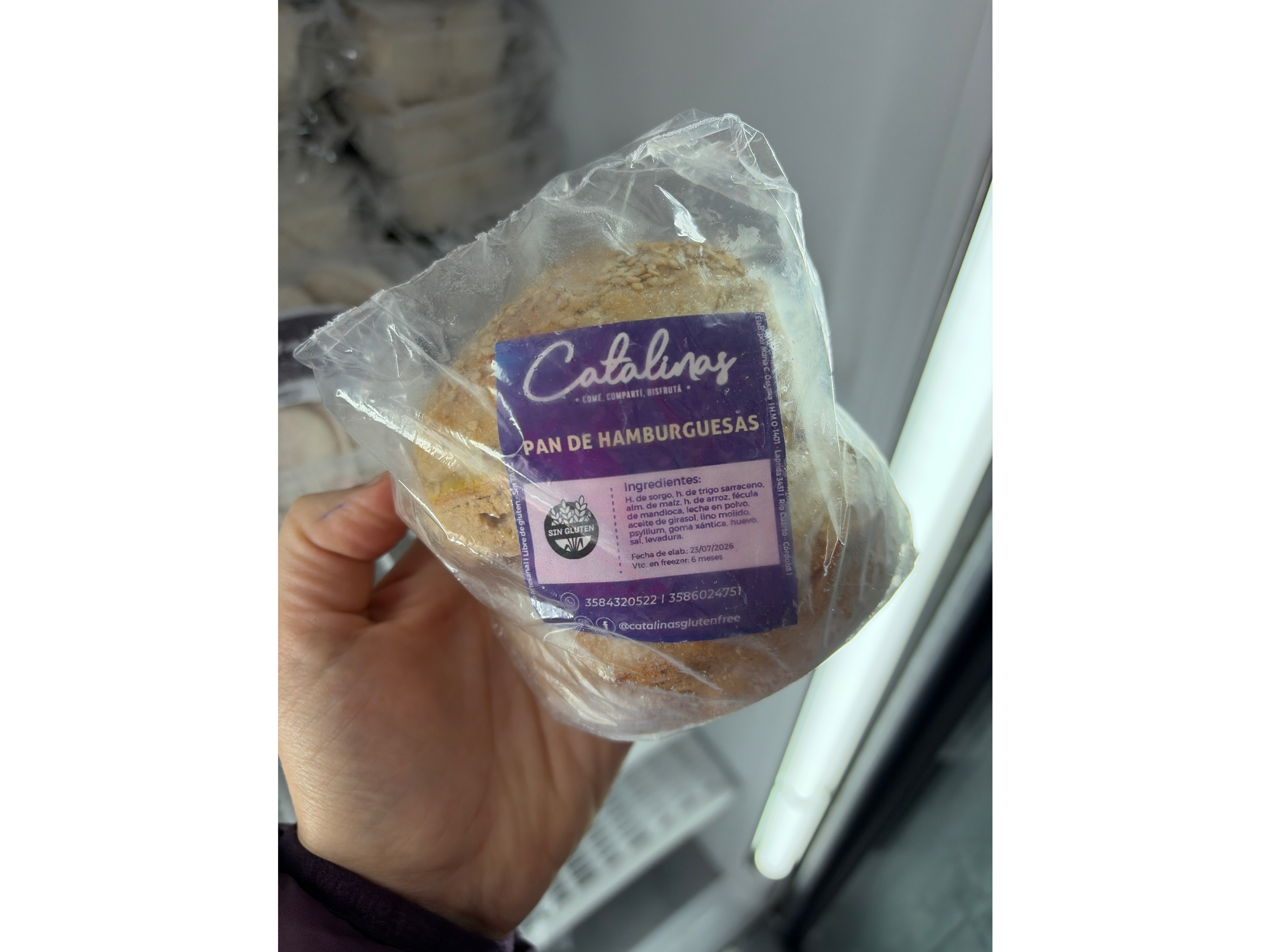 Pan de hamburguesa x 2