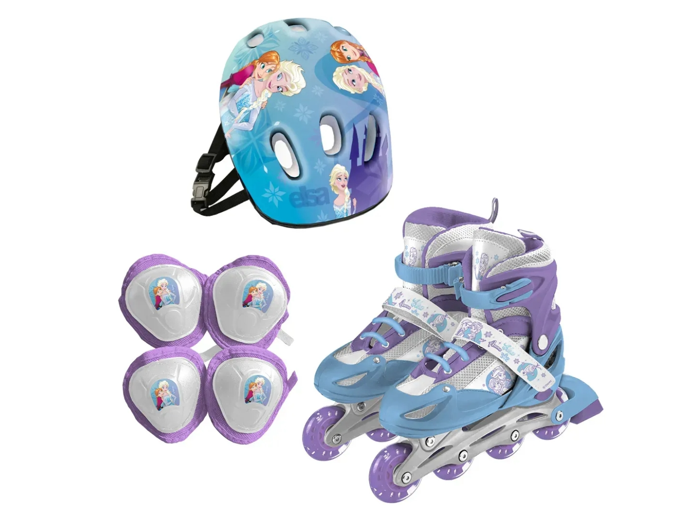 Rollers Disney Frozen incluye cásco y protecciones