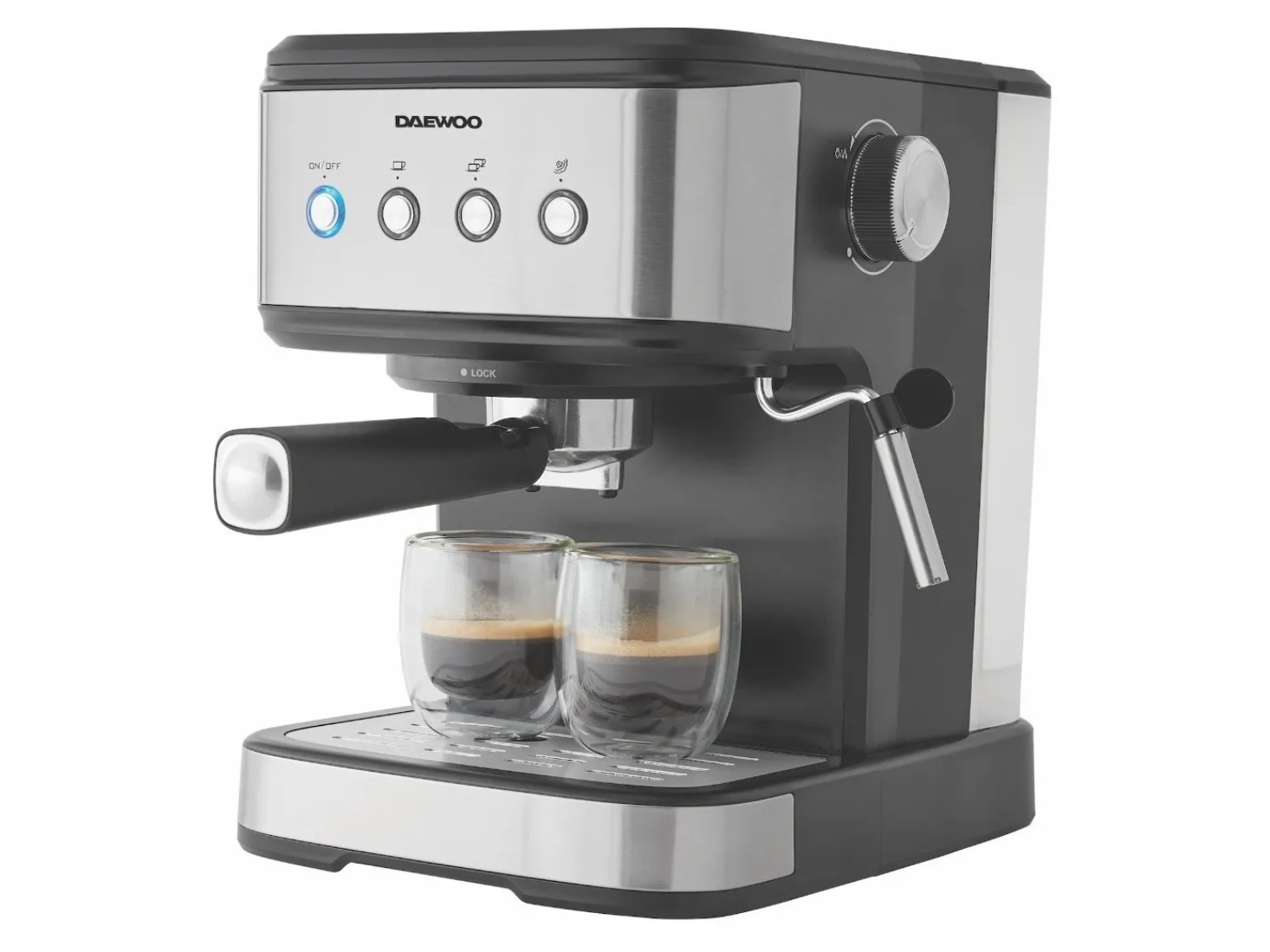 Cafetera Express Daewoo Cm1000 20 Bares Color Plateado 1.5 L - DAEWOO