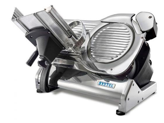 Cortadora Comercial De Fiambres Systel Cf 330 Color Gris