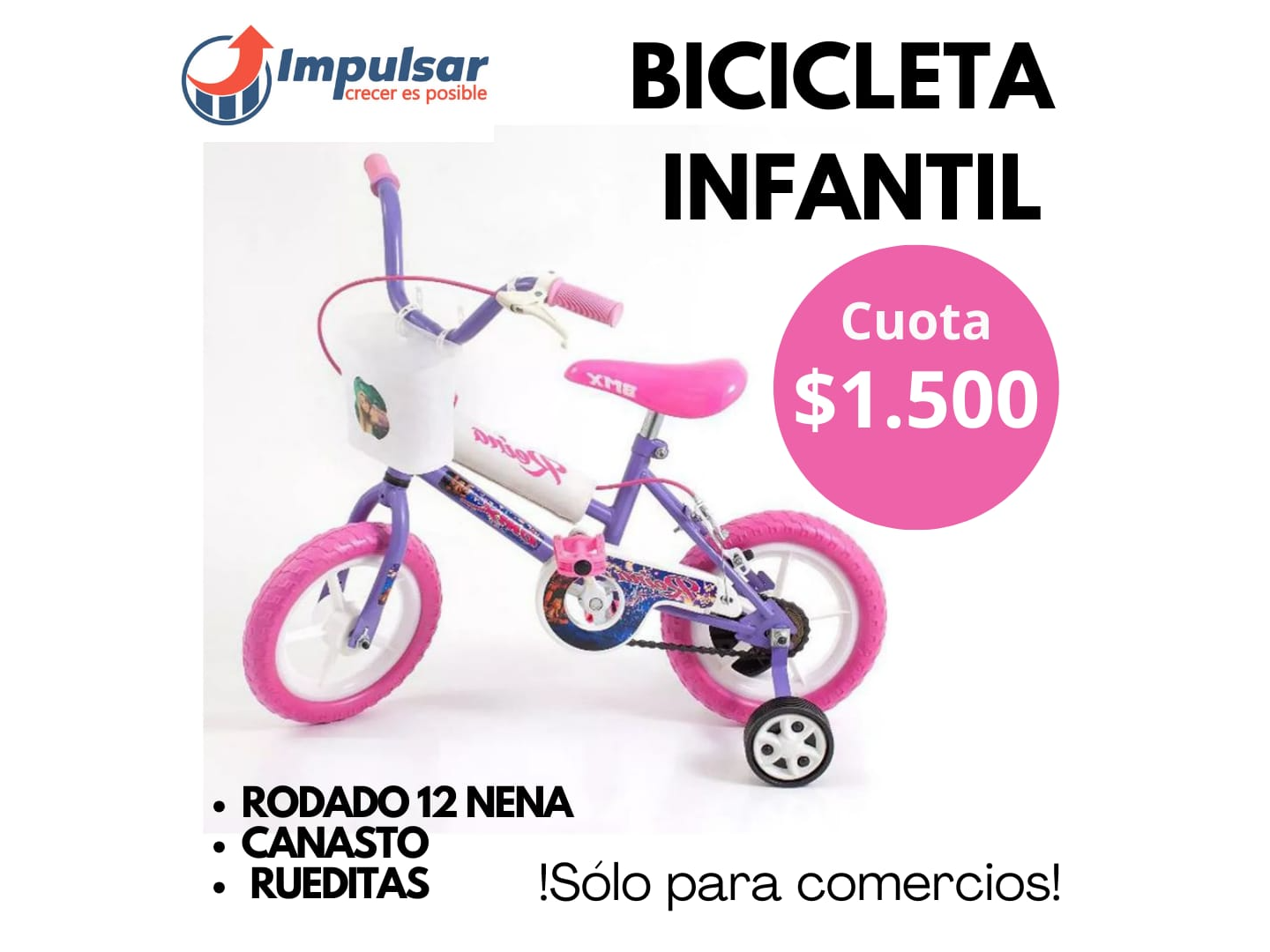 BICICLETA INFANTIL ROD 12