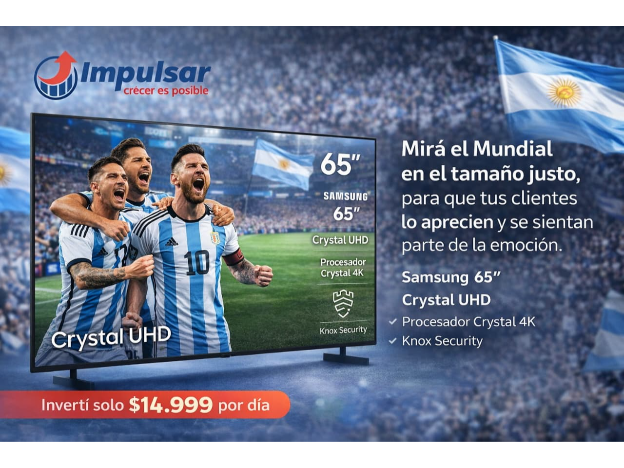 SMARTV SAMSUNG 65' PULGADAS