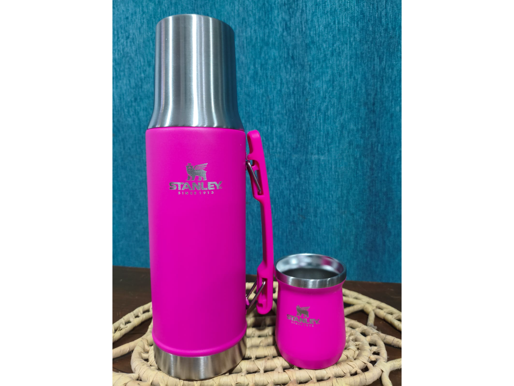 Térmo con Mate Fucsia