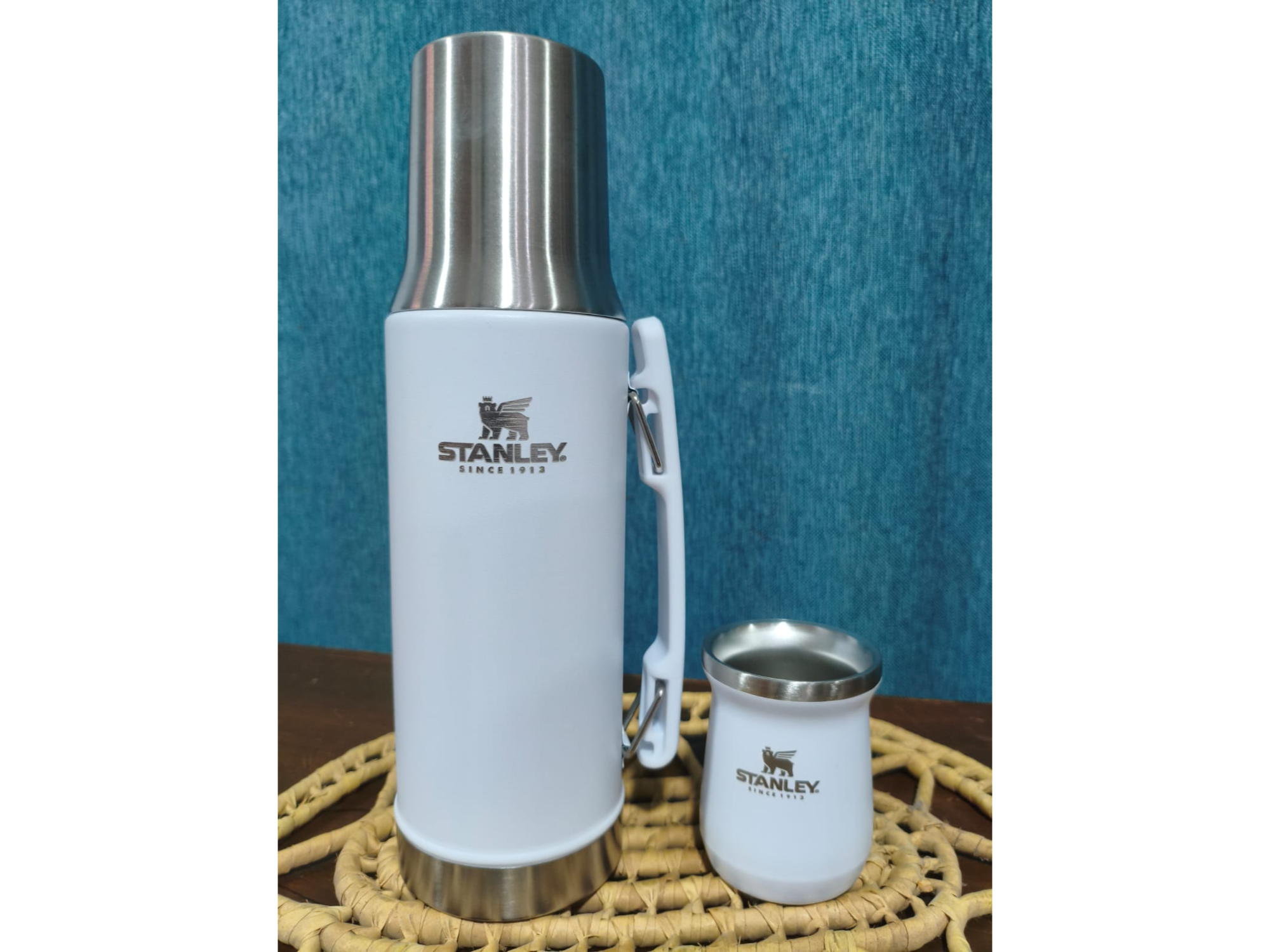 Térmo con Mate  Blanco