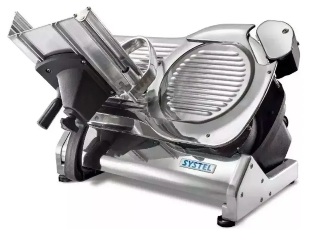 Cortadora Comercial De Fiambres Systel Cf 330 Color Gris