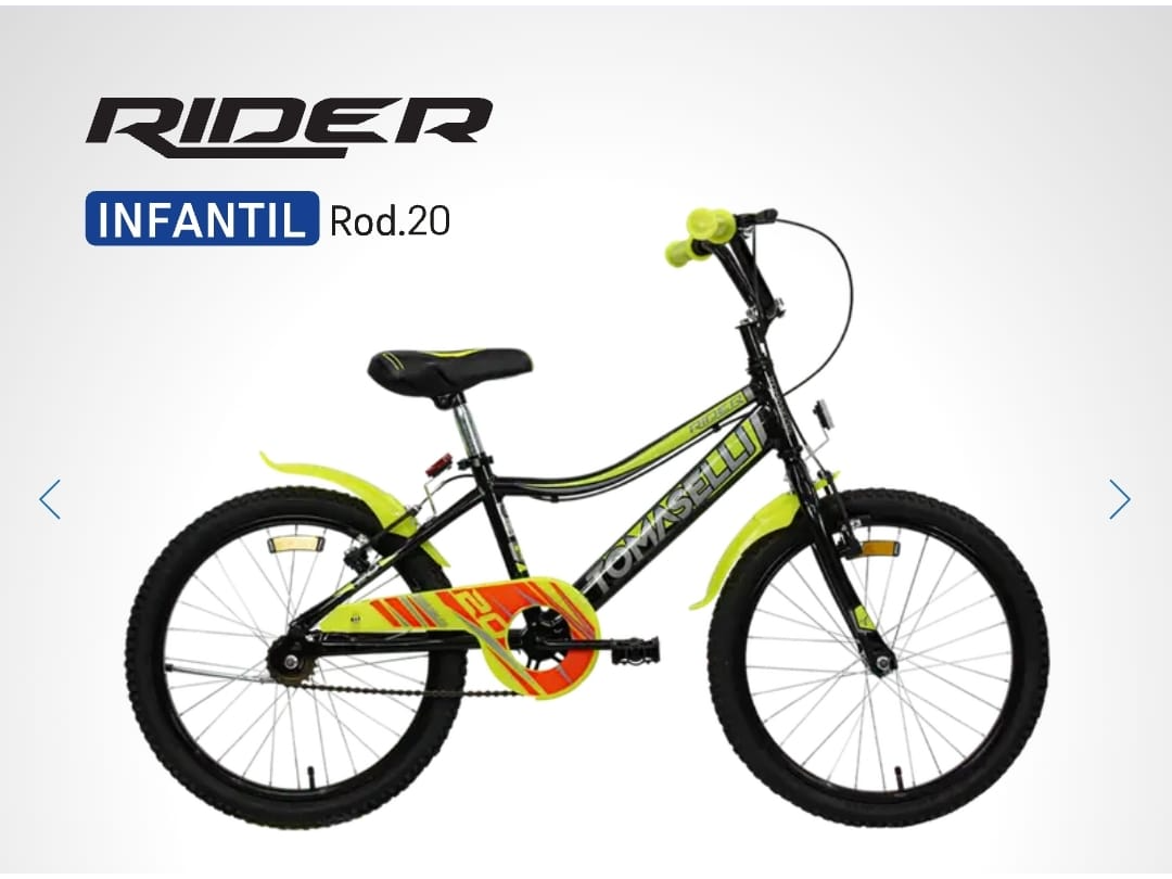 BICICLETA TOMACELLI RIDER ROD 20