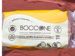 Galletas avena, girasol y naranja x 145 gr - BOCCONE