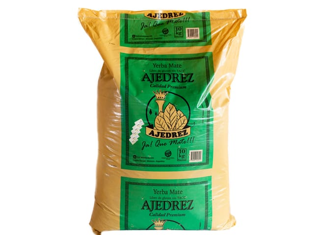 Yerba AJEDREZ Premium (Despalada) 10 Kg