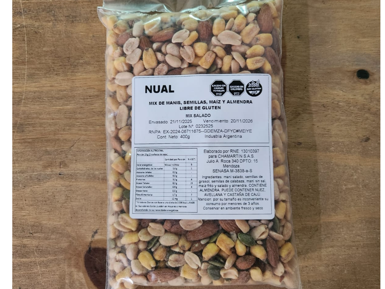 MIX Salado SIN TACC x 400gr