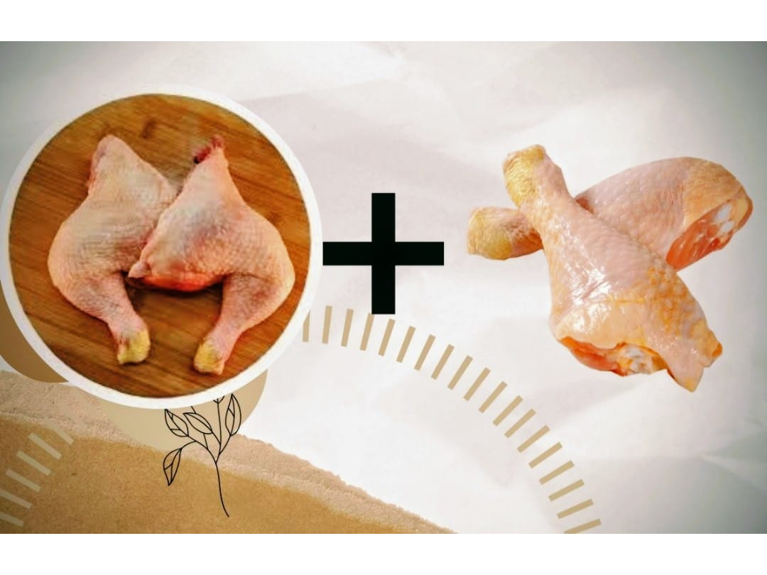 3kg Pata Muslo + 3kg de Pata