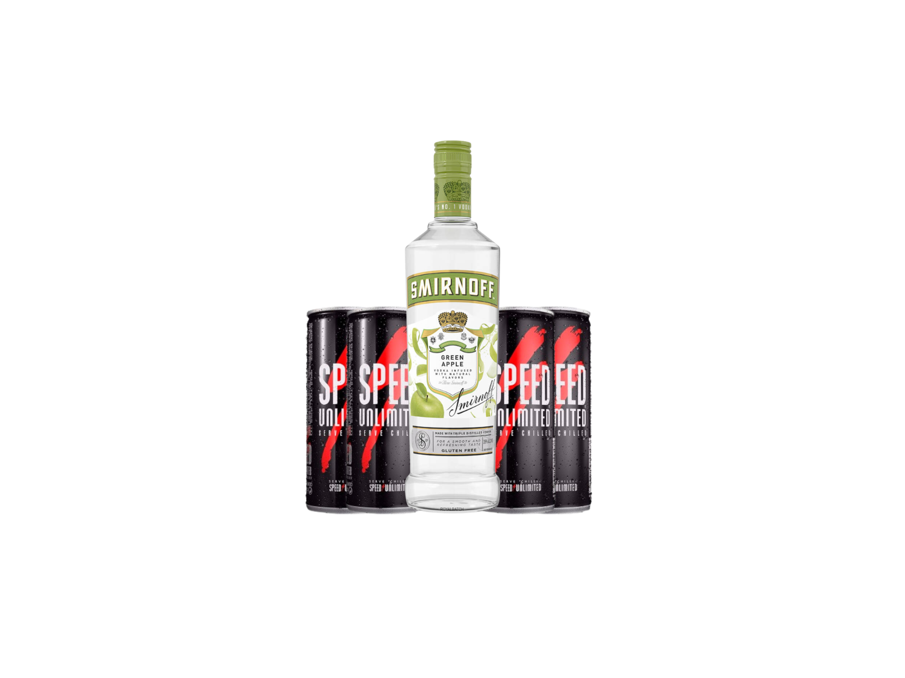 Smirnoff saborizado + 4 speed 255cc