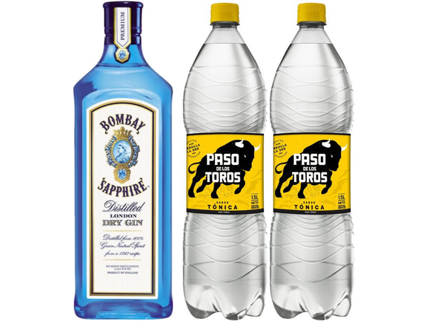 Bombay + 2 Paso de Los Toros 1,5lt
