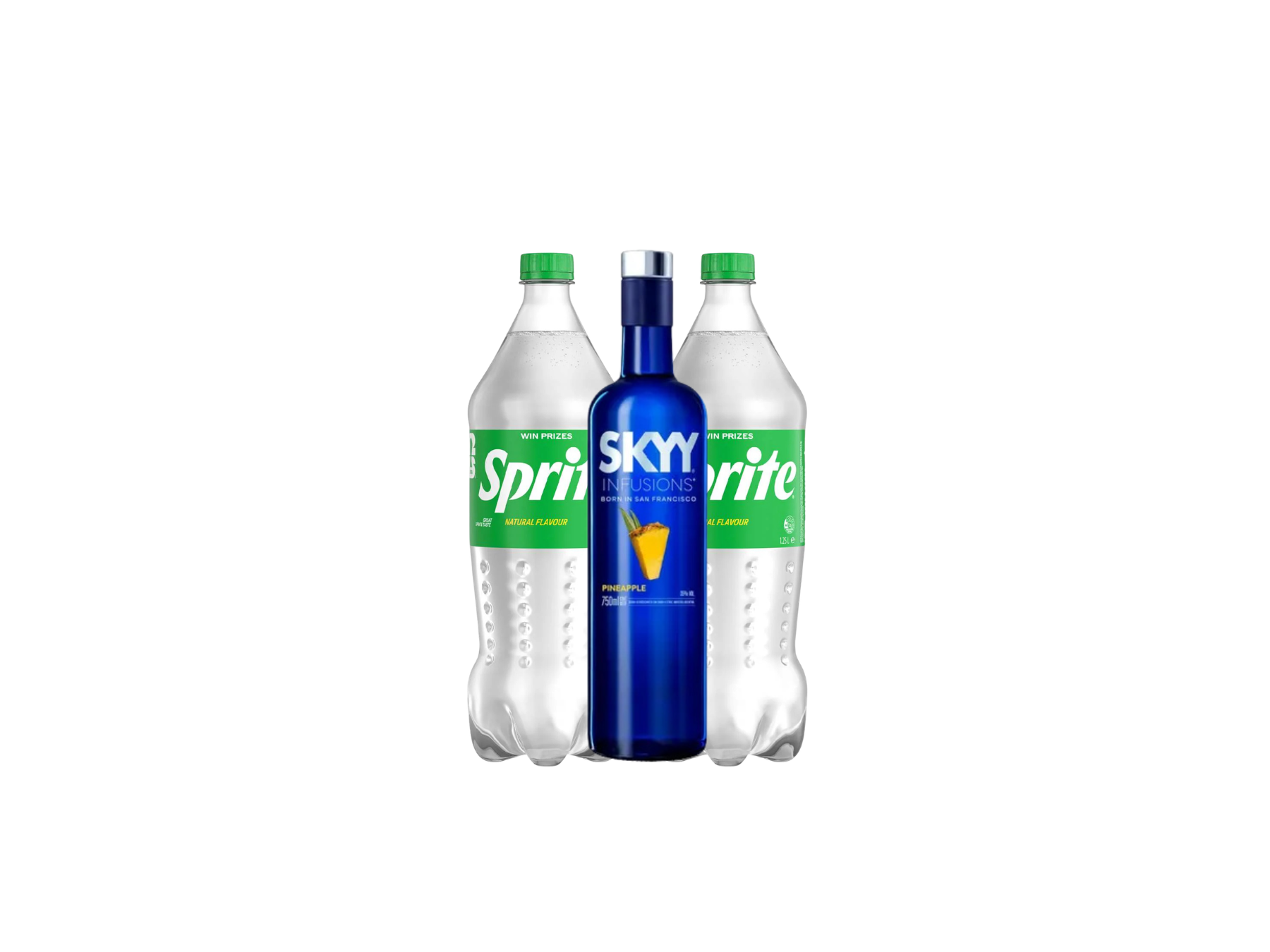 Skyy saborizado + 2 sprite 1.5L