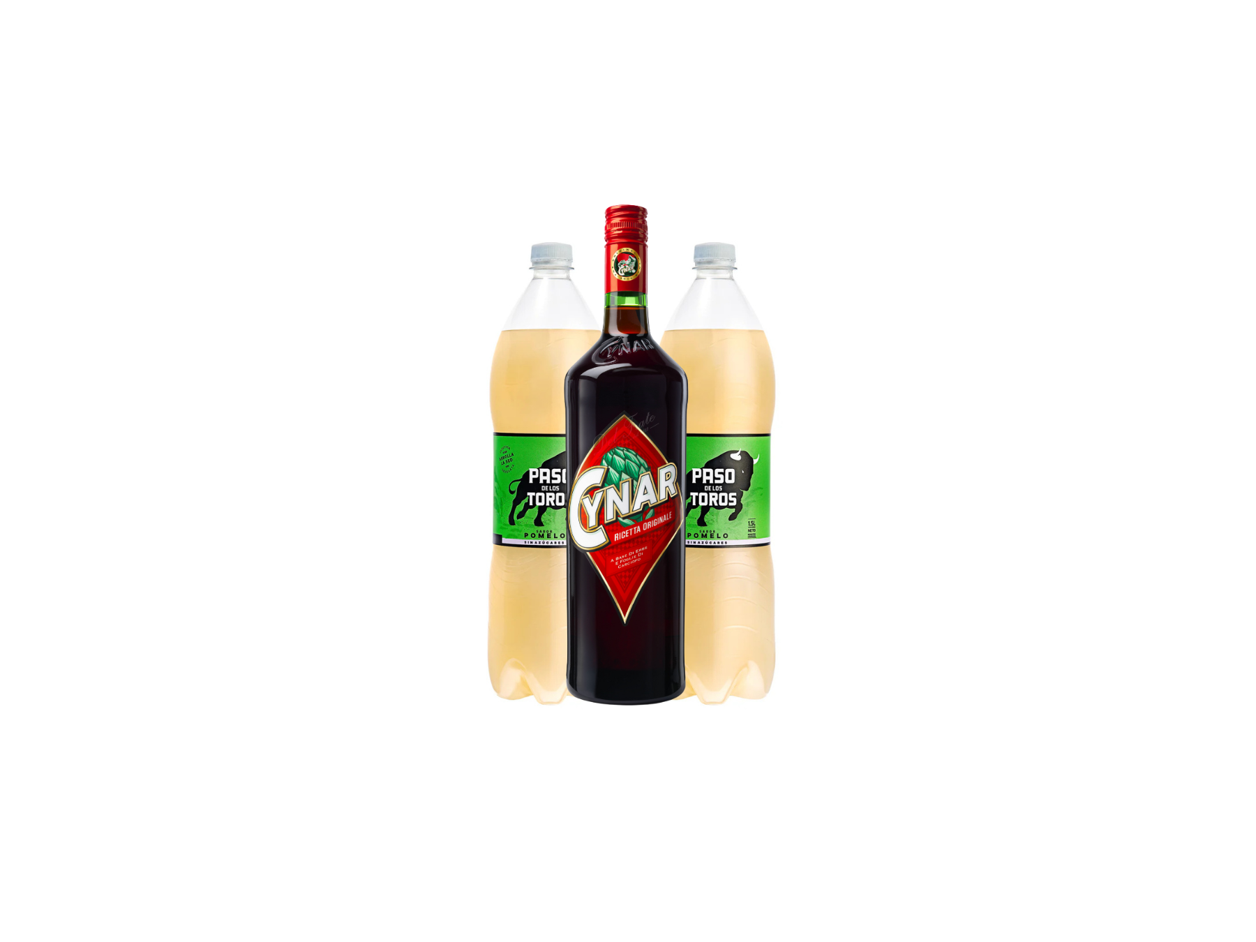 Cynar + 2 Schweppes Pomelo 1,5 Lt