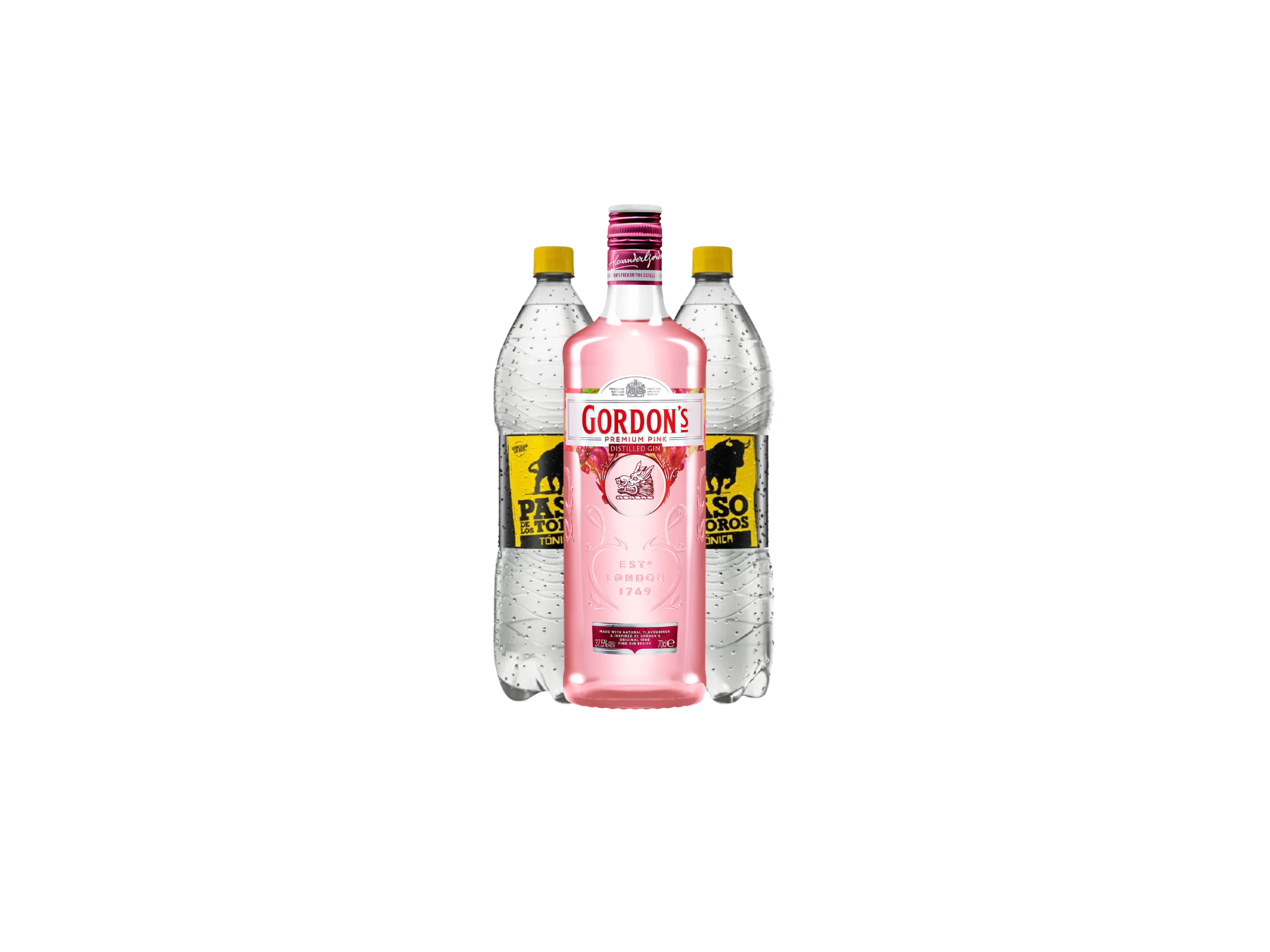 Gordon's pink + 2 tonicas 1.5L