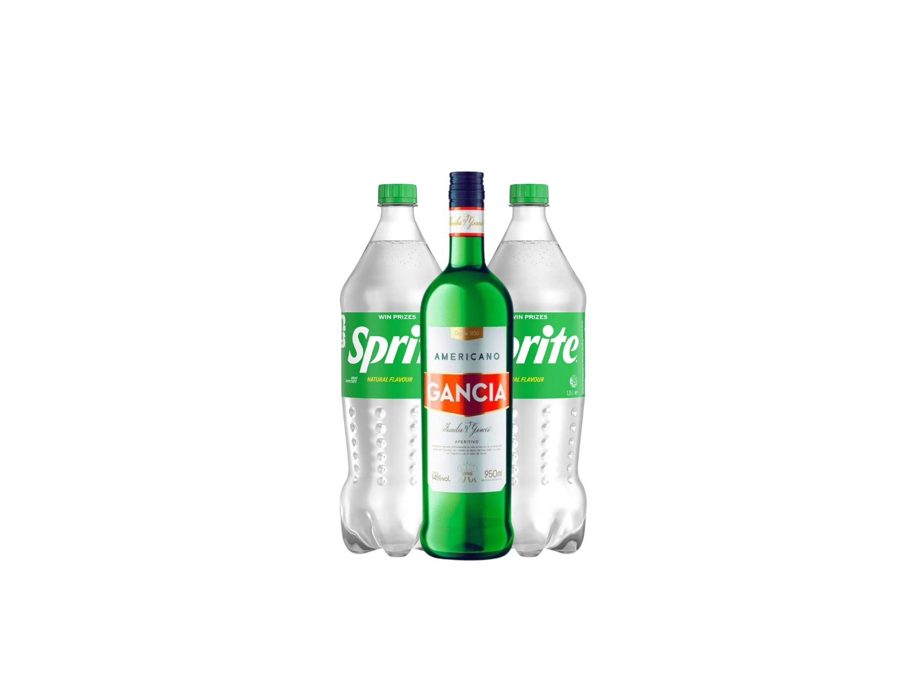 Gancia 980ml + 2 Sprite 1,5 Litro